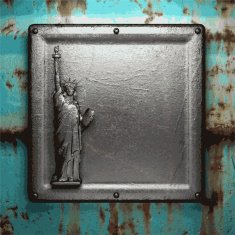 Old metal background N1187