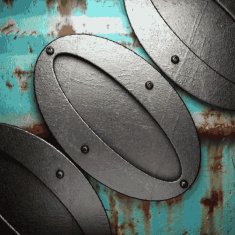 Old metal background N1188