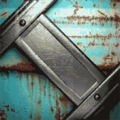 Old metal background N1190