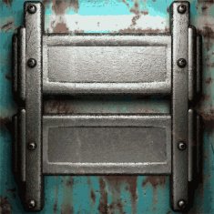 Old metal background N1191