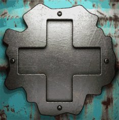 Old metal background N1192