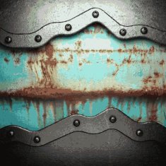 Old metal background N1195