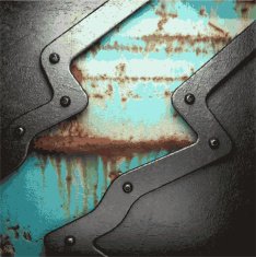 Old metal background N1196