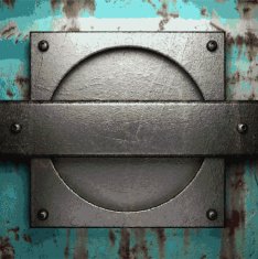 Old metal background N1197