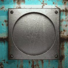 Old metal background N1199