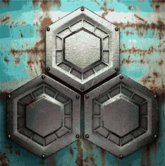 Old metal background N1202