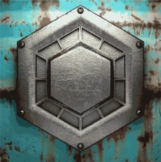Old metal background N1203