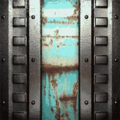 Old metal background N1204