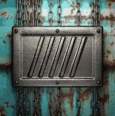Old metal background N1205