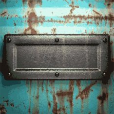 Old metal background N1211