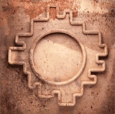 Old metal background N1247