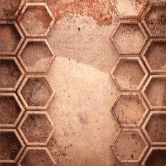 Old metal background N1252