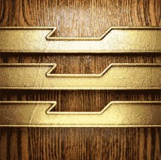 golden and wood background N136