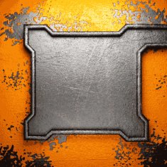 Old metal background N1264