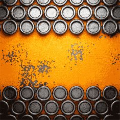 Old metal background N1270