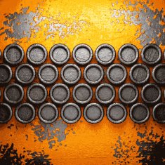 Old metal background N1271