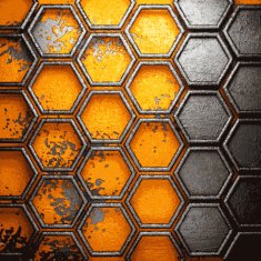 Old metal background N1277