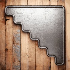 metal and wood background N333