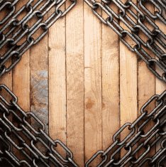 metal and wood background N340