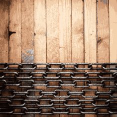 metal and wood background N343