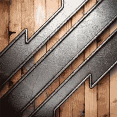 metal and wood background N348