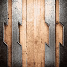 metal and wood background N349