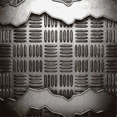 metal on wall background N46