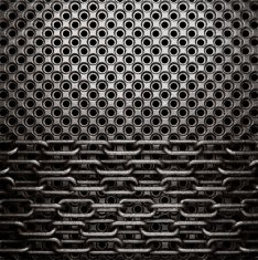 metal on wall background N62