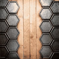 metal and wood background N362