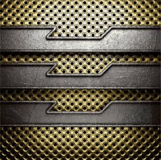 golden and silver background N135
