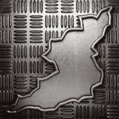 metal on wall background N94