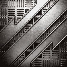 metal on wall background N116