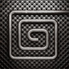metal on wall background N122