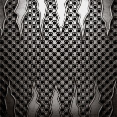 metal on wall background N151