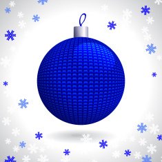 Knitted Christmas Ball N5
