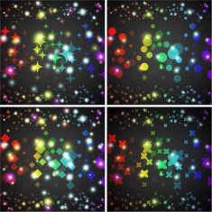 Abstract vector background Creative dynamic element lights and sparkles illustrations
