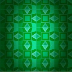 Geometrical dark emerald damask seamless texture