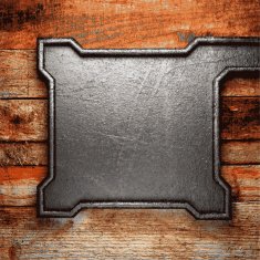 metal and wood background N370