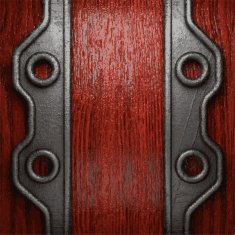 metal and wood background N377
