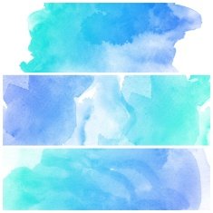 Set of Colorful water color painting background N73