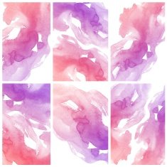 Set of Colorful water color painting background N90