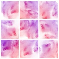 Set of Colorful water color painting background N92