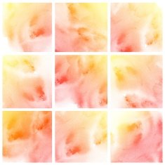 Set of Colorful water color painting background N96