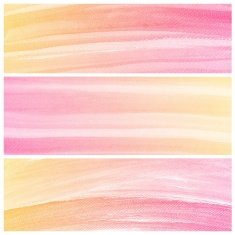 Set of Colorful water color painting background N134