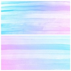 Set of Colorful water color painting background N171