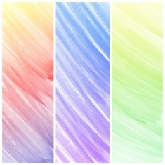 Set of Colorful water color painting background N184