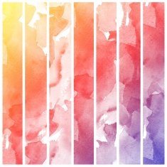 Set of Colorful water color painting background N220