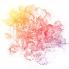colorful Abstract water color painting background