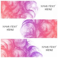 Set of colorful Abstract water color painting background N43