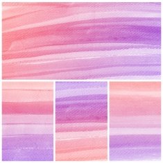 Set of colorful Abstract water color painting background N73